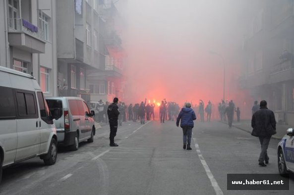 Akhisar Maçı öncesi Trabzonspor'a coşkulu karşılama