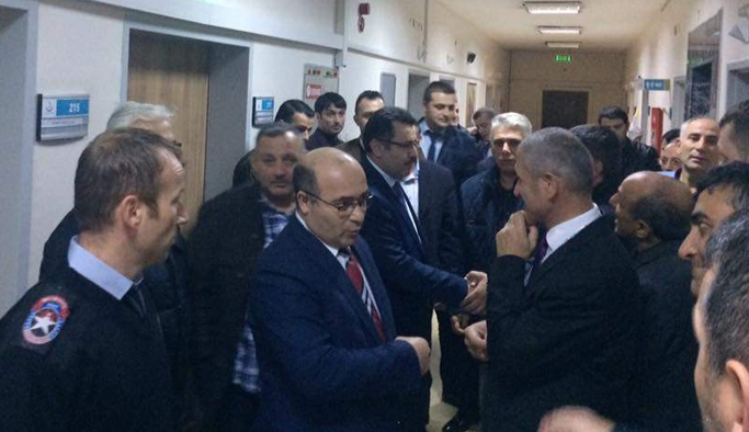 Genç'ten, Altunbaş'a “geçmiş olsun” ziyareti