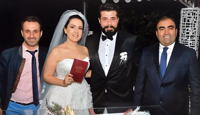 Başkan şahit oldu: Mutluluklar diledi