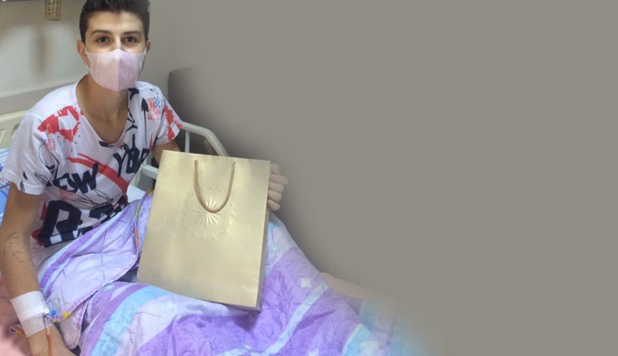 Lösemi hastası Rizeli gence Erdoğan'dan jest