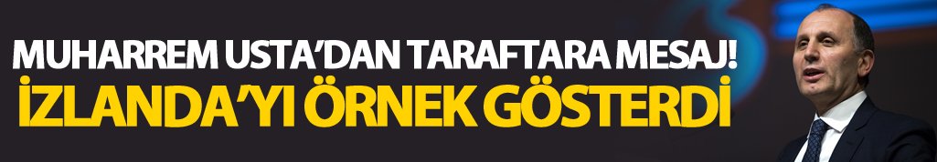 Muharrem Usta'dan Trabzonspor taraftarına mesaj!