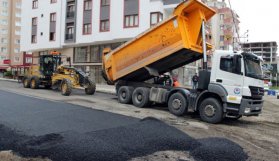 Trabzon'da 25 noktada yol çalışmaları