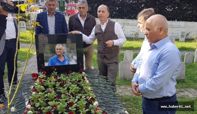 Usta, Kadir Özcan'ın kabrini ziyaret etti