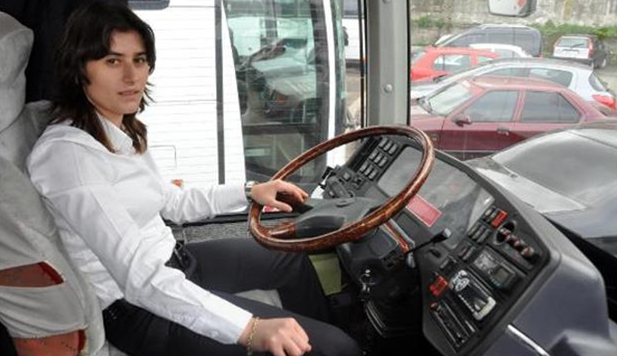 Trabzon'un şoför Meltem'i