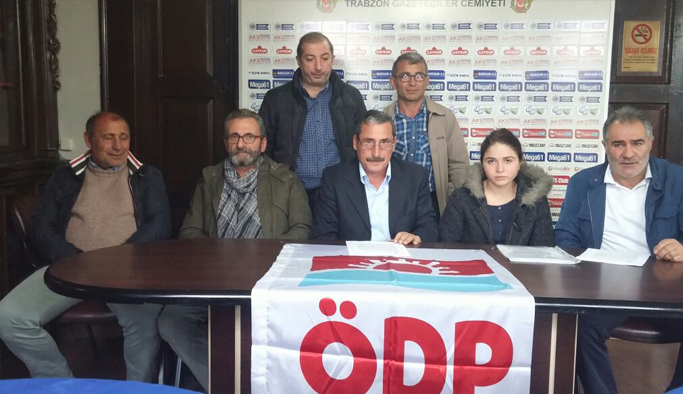 ÖDP Trabzon'dan çağrı yaptı: "Türkiye'yi yeniden kuralım"