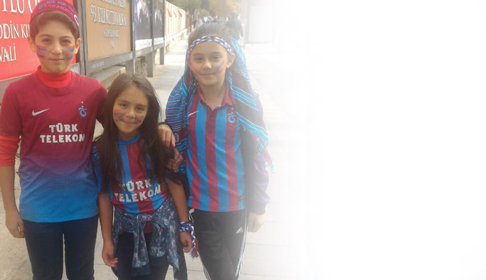 Çorum'da minik Trabzonsporlular