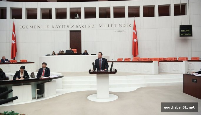 Trabzon Milletvekili Salih Cora TBMM'de fetih konuşması yaptı