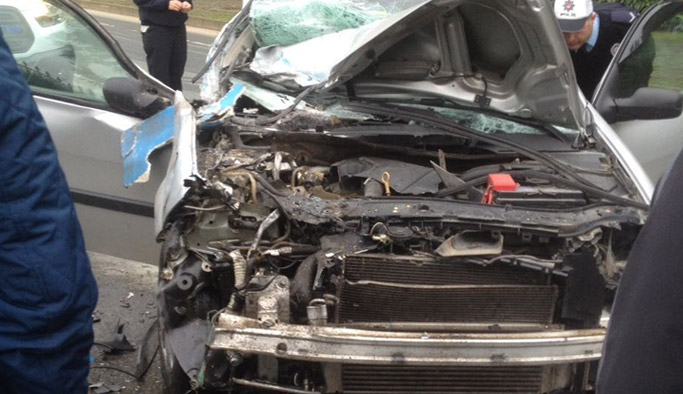 Rize'de kaza: 2 yaralı