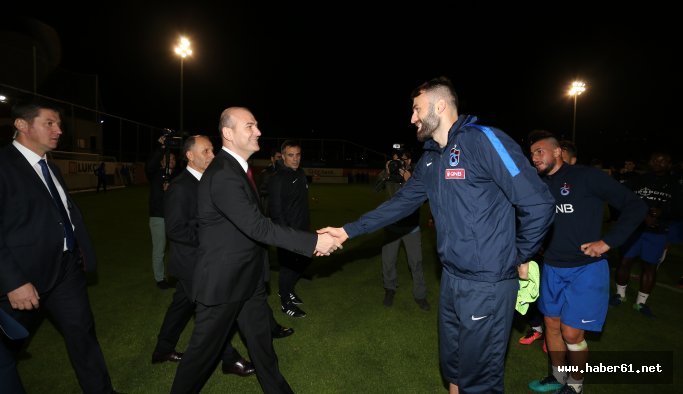 Bakan Soylu'dan Trabzonspor ziyareti