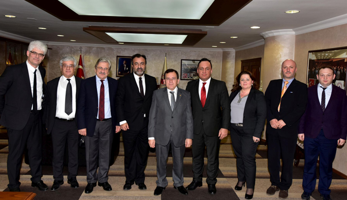 Avrupa Trabzon Dernekler Federasyonu’ndan TTSO’ya ziyaret