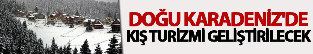 Doğu Karadeniz'de kış turizmi geliştirilecek