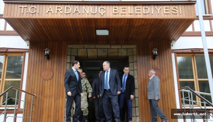 Artvin Valisi Ardanuç'ta