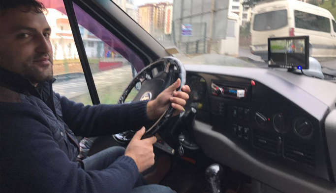 Trabzon'da servislere kameralar kuruldu