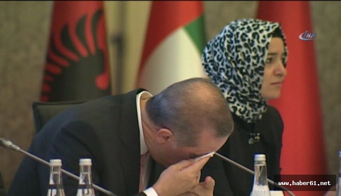 Erdoğan gözyaşlarına hakim olamadı