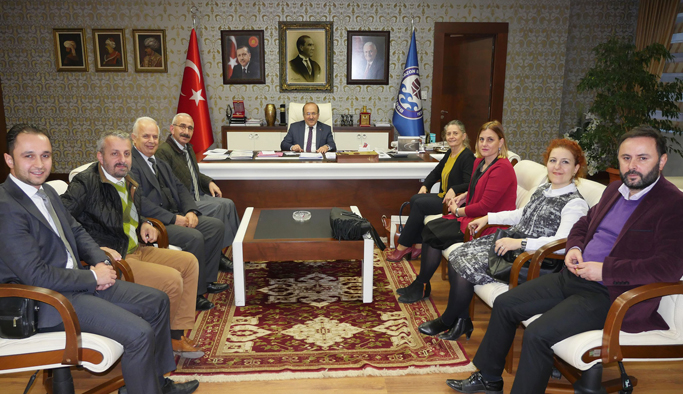 Trabzon Barosu'ndan Gümrükçüoğlu'na ziyaret