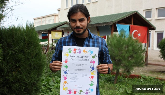 KTÜ öğrencilerinden bordo mavi kampanya