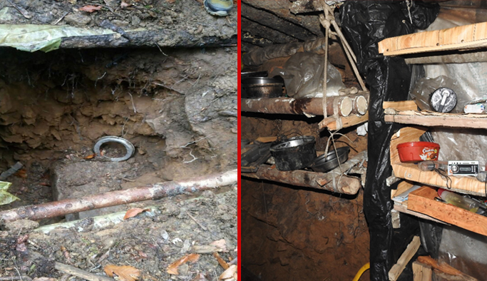 Giresun'da PKK’nın sağınağı bulundu