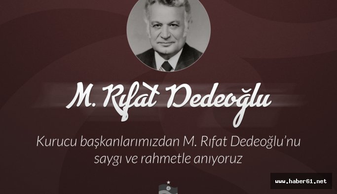 Trabzonspor'dan anma mesajı