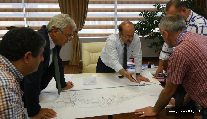 Trabzon'da doğalgaz çalışmaları devam ediyor