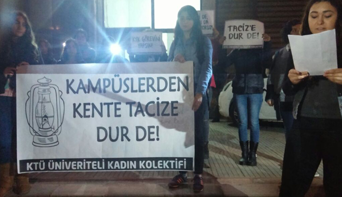 Trabzon'da üniversiteli kadın öğrenciler isyan etti