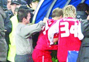 Hazırlık maçında olay çıktı