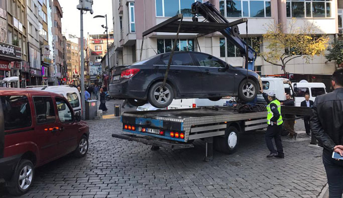 Trabzon trafiği kilitlendi