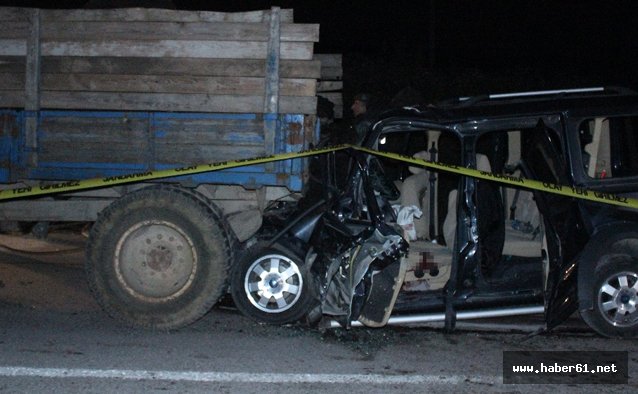 Feci kaza: 1 ölü, 2 yaralı