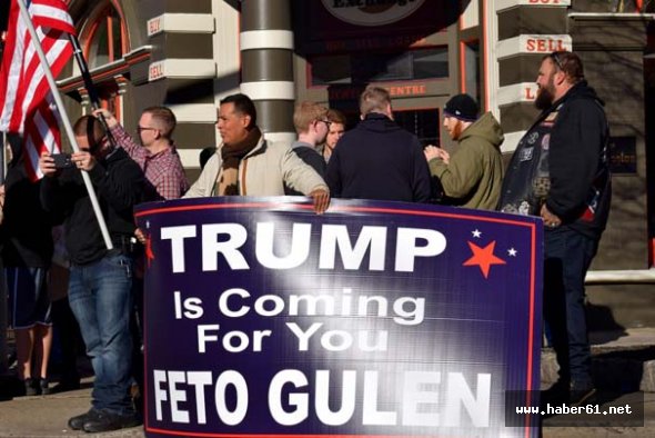 Gülen'e pankartlı gözdağı