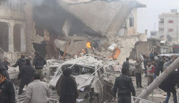 Suriye’de hastaneye hava saldırısı