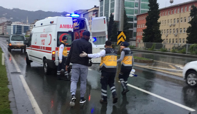 Kweuke trafik kazası geçirdi