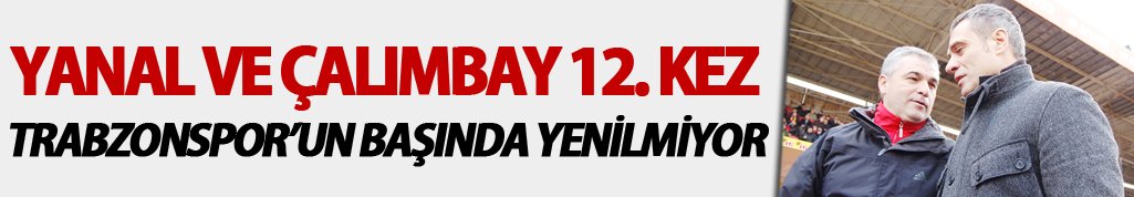 Ersun Yanal ve Rıza Çalımbay 12. kez