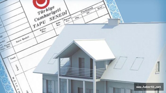 Tapuda yeni düzenleme