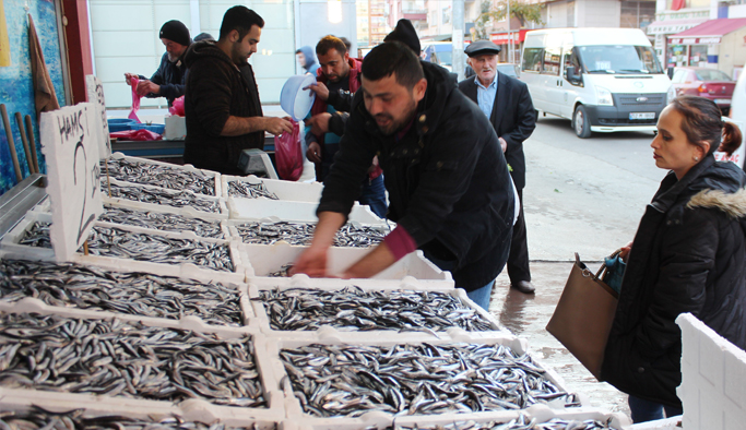 Hamsi 2 TL’ye düştü, vatandaş tezgaha koştu