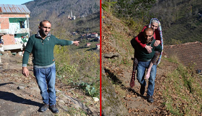 Trabzon'da 115 yaşındaki Balli Nine'nin yol hayali