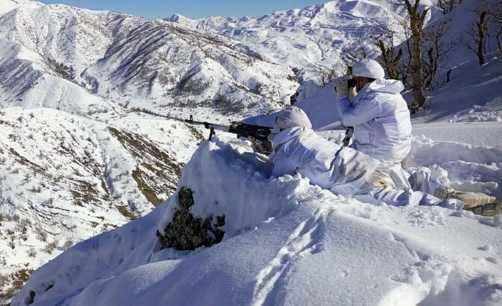 Eren Kış-18 operasyonunda mühimmat ele geçirildi