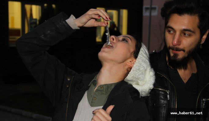 Yeni öğrencilere hamsi partisi