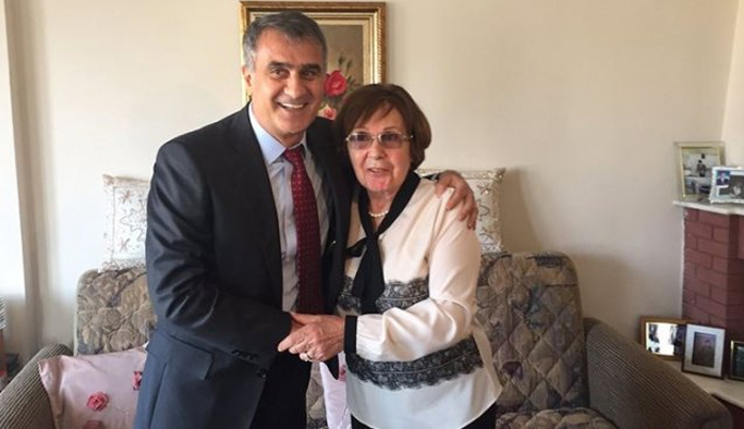 Şenol Güneş'ten öğretmenine ziyaret