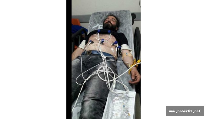 Oturan adam hastanelik oldu