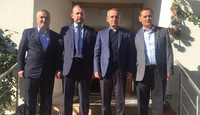 Maçka kaymakamına destek