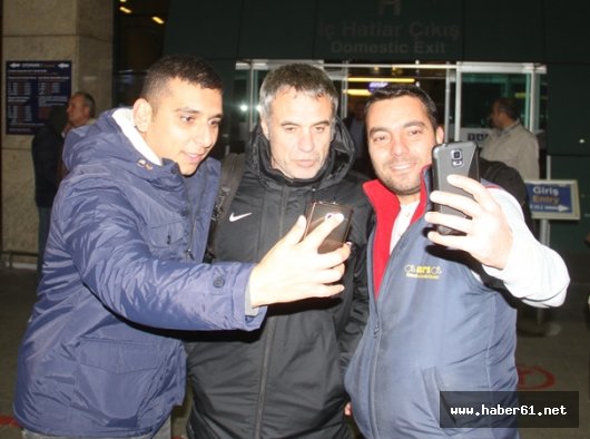 Trabzonspor kafilesi Ankara'da