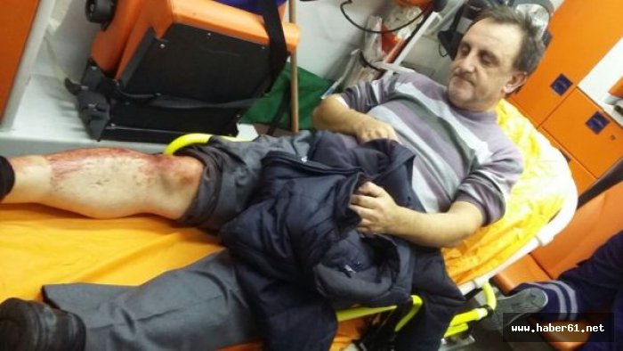 Tinerciler Trabzonlu gazeteciye bıçakla saldırdı