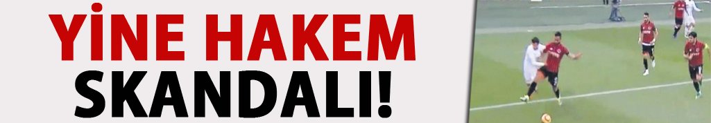 Hakem yine Trabzon'u biçti