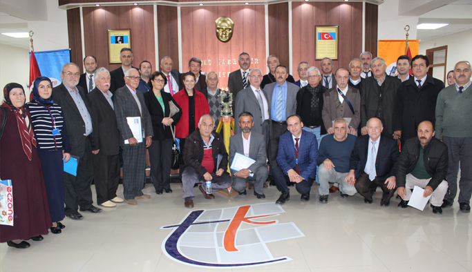 Giresun’da Kadastro Müdürlüğü emeklilerine vefa