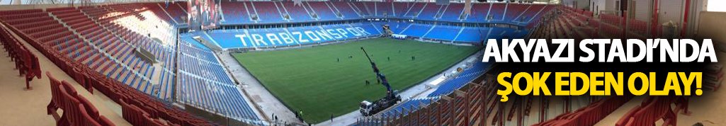 Akyazı Stadı'nda hırsızlık!