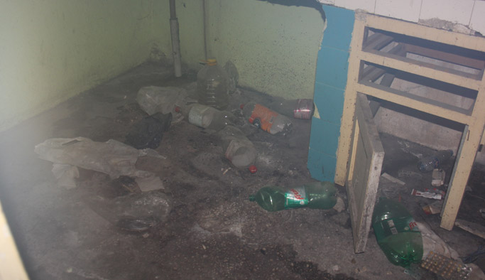 Boş evde korkutan yangın