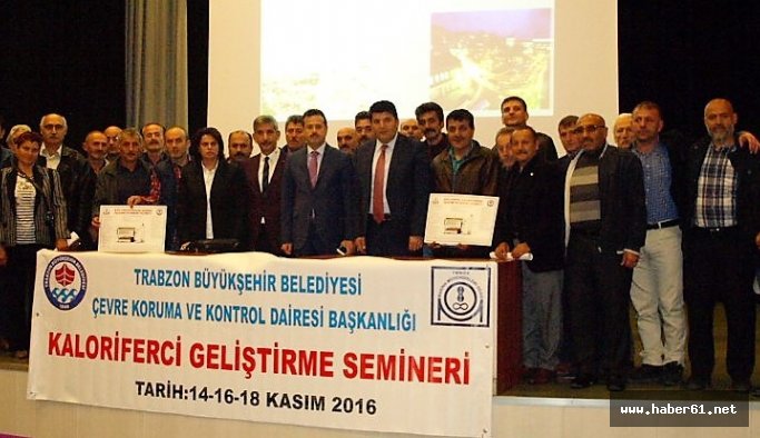 Trabzon'da kaloriferciler eğitildi