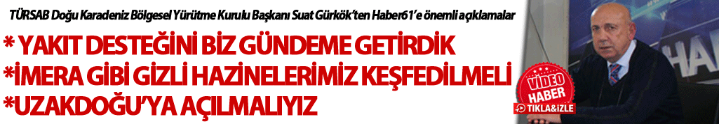 Suat Gürkök'ten özel açıklamalar