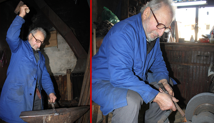 Trabzon'da Demir döverek geçen bir ömür