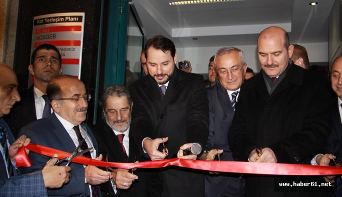 Bakanlar Soylu ve Albayrak Trabzon’da çağrı merkezi açılışını yaptı 