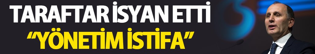 Trabzonspor taraftarları isyan etti "Yönetim İstifa"